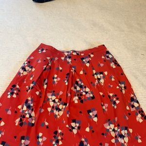 Boden, A-line skirt, size 10, floral pattern